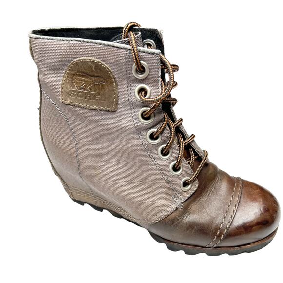 Sorel 1964 Premium Wedge Boot Women's Size 6 Heeled Casual Booties - Picture 1 of 11
